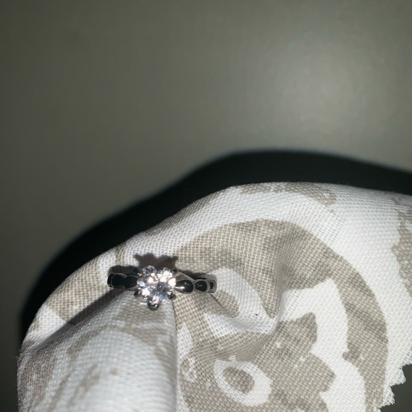 (2for$30)Zircon Heart Ring - Picture 1 of 5